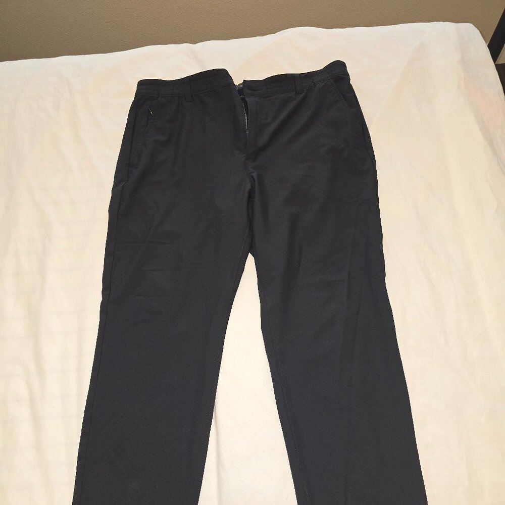 Men's Black Performance Travel Pants